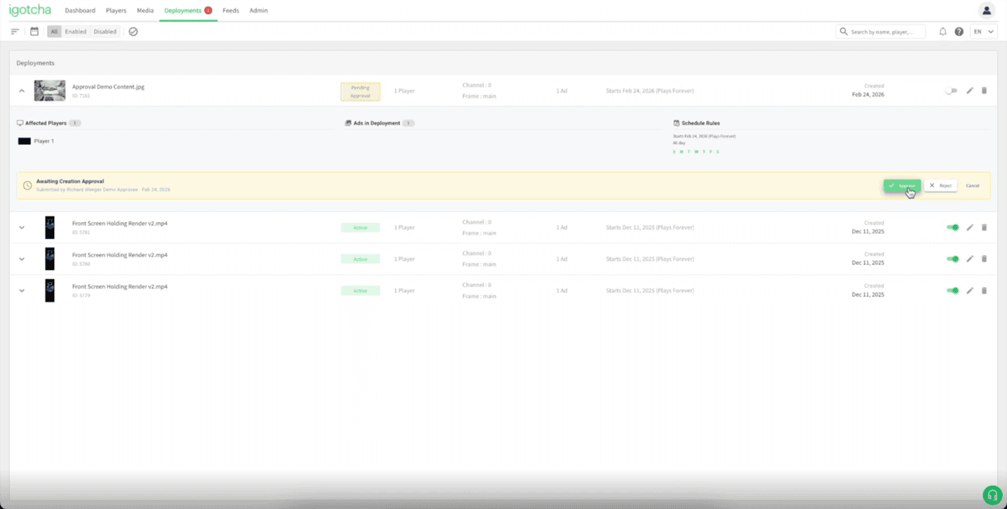 New Platform Deployment