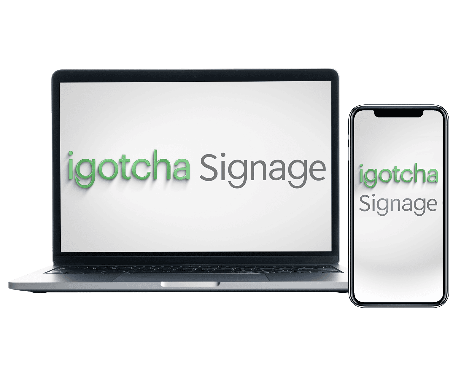 igotcha signage cms on laptop mobile alpha v01 igotcha signage cms on laptop mobile alpha v01