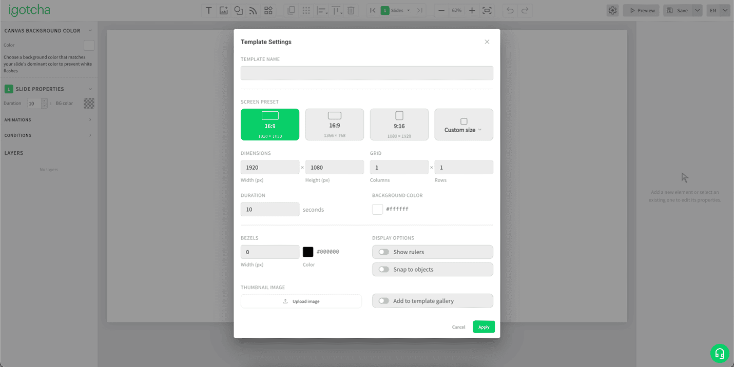 Template Editor 1